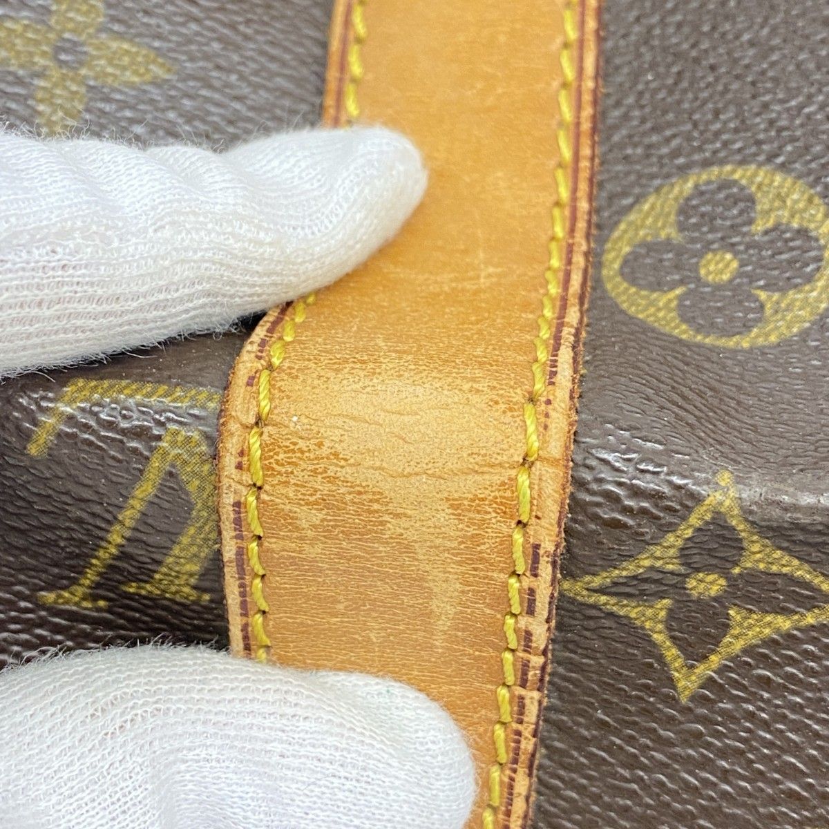 Louis Vuitton Boston Bag Monogram Keepall 45 Brown — view 7