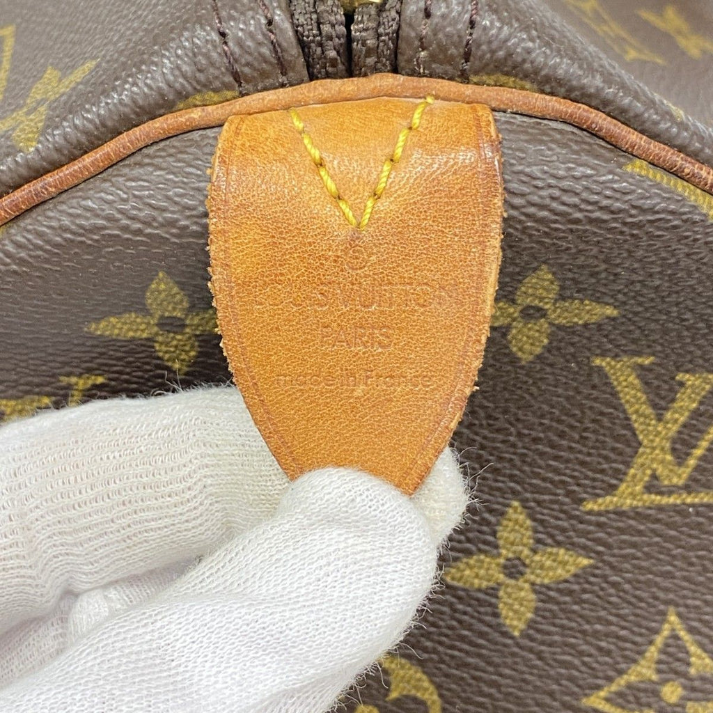 Louis Vuitton Boston Bag Monogram Keepall 45 Brown — view 5