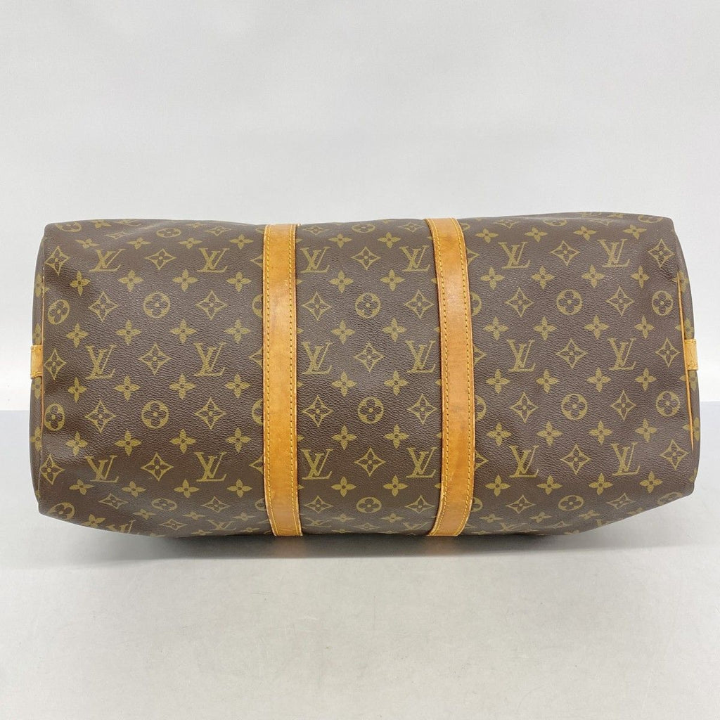 Louis Vuitton Boston Bag Monogram Keepall Bandouliere 50 Brown — view 3