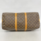 Louis Vuitton Boston Bag Monogram Keepall Bandouliere 50 Brown — view 3