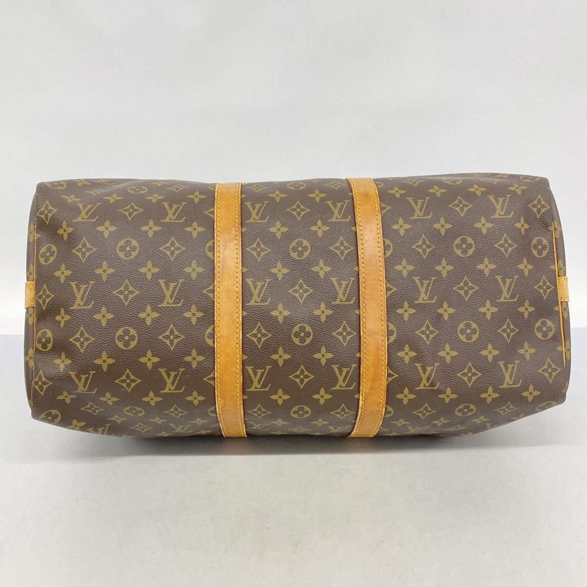 Louis Vuitton Boston Bag Monogram Keepall Bandouliere 50 Brown — view 3