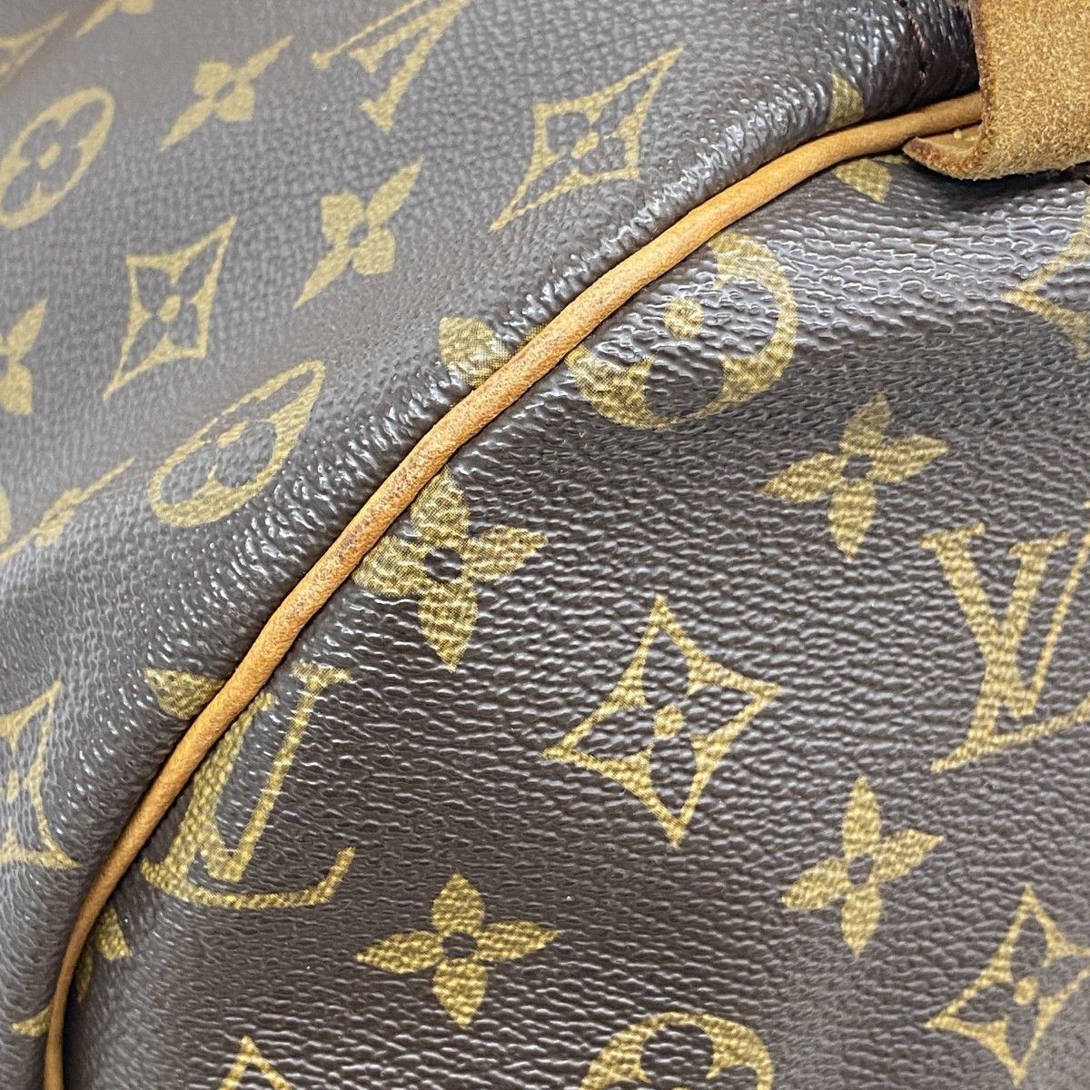 Louis Vuitton Boston Bag Monogram Keepall 50 Brown — view 7