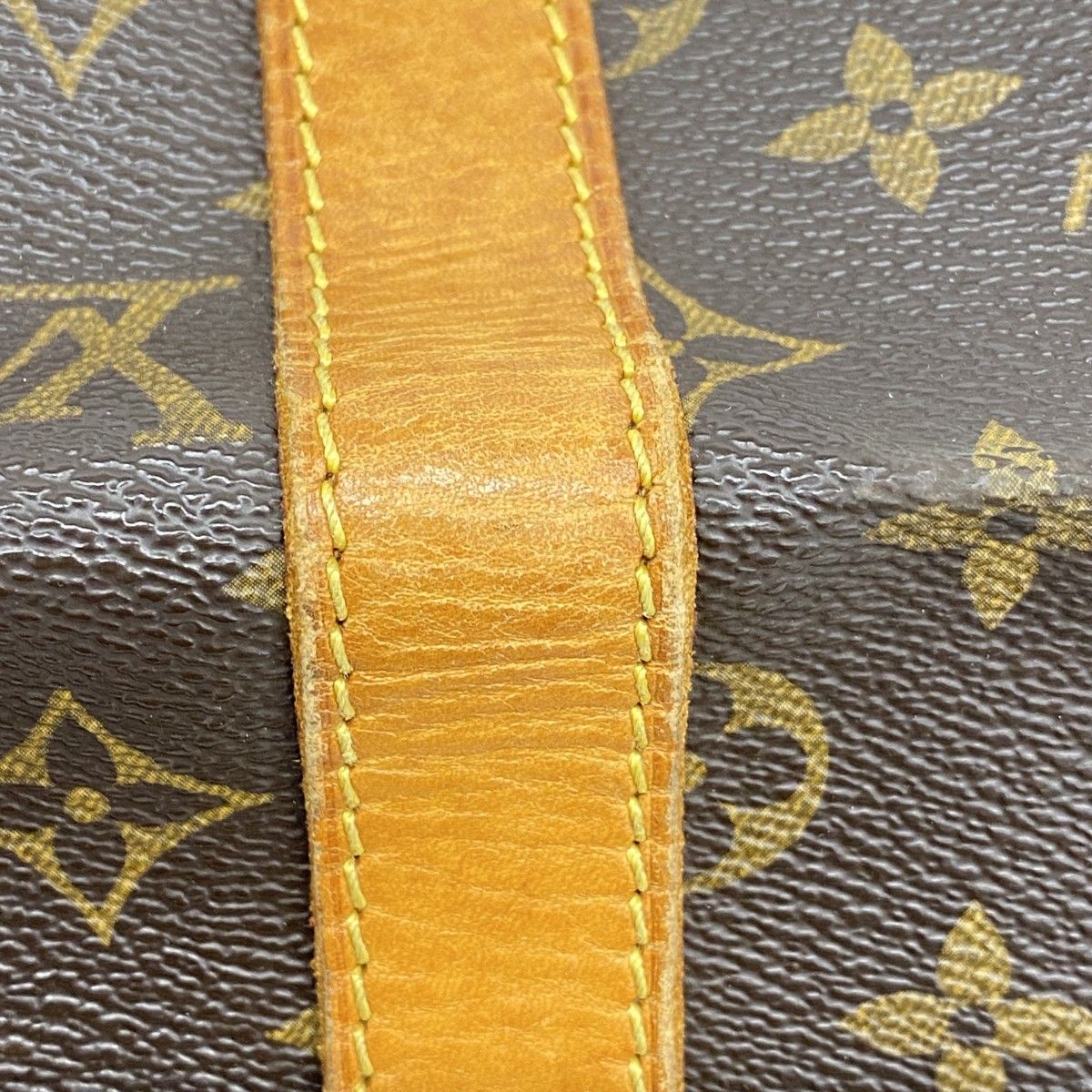 Louis Vuitton Boston Bag Monogram Keepall 50 Brown — view 9