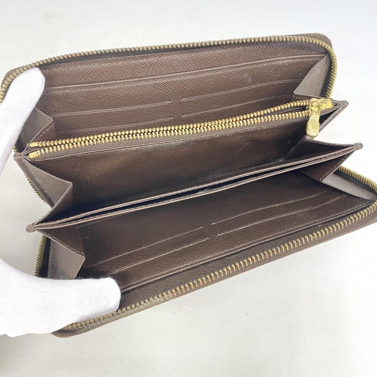 Louis Vuitton Wallet Damier Zippy Ebene — view 3
