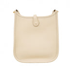 Hermes Shoulder Bag Evelyne TPM Taurillon Clemence Nata Gold — view 8
