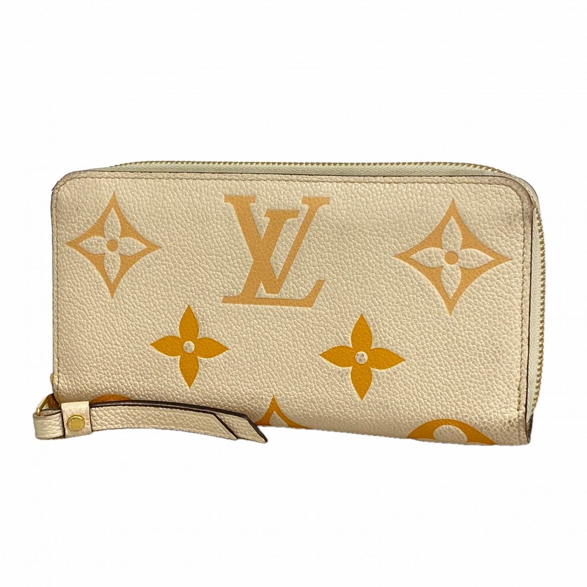Louis Vuitton Wallet Monogram Empreinte by the Pool Zippy Cream Saffron