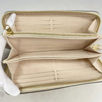 Louis Vuitton Wallet Monogram Empreinte by the Pool Zippy Cream Saffron — view 3