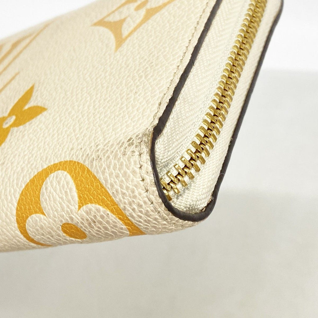 Louis Vuitton Wallet Monogram Empreinte by the Pool Zippy Cream Saffron — view 6
