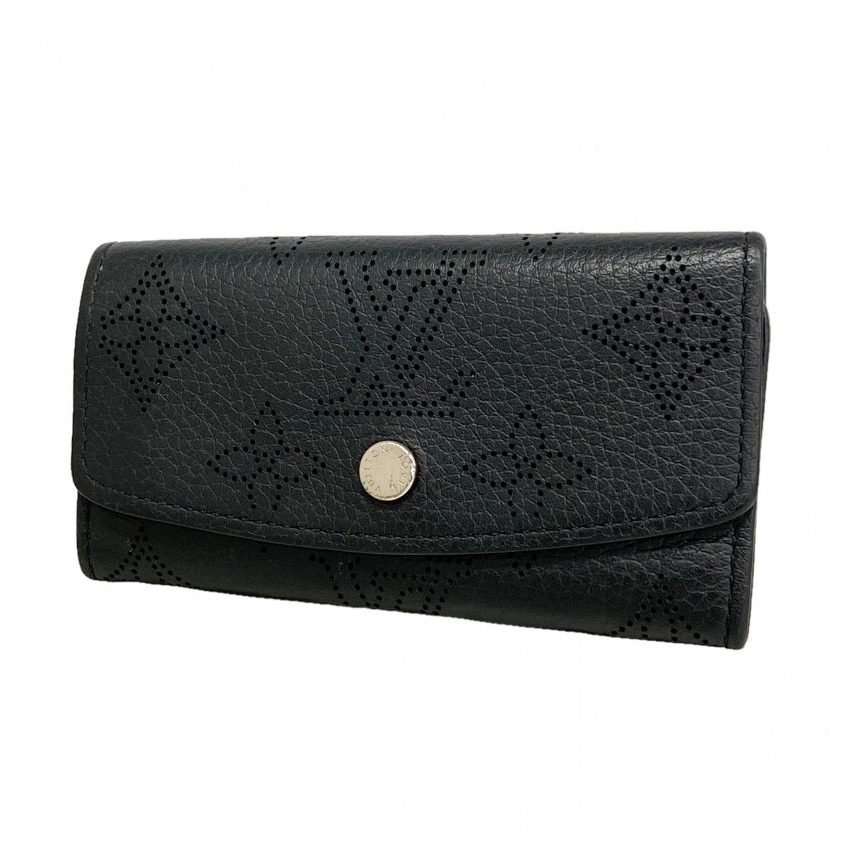 Louis Vuitton Key Case Mahina Multicles 4 Noir Key Holder