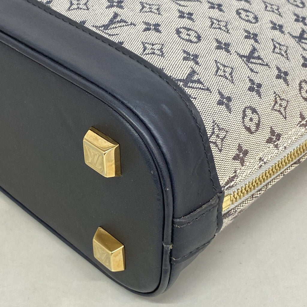 Louis Vuitton Handbag Monogram Mini Alma Blue — view 7