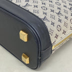 Louis Vuitton Handbag Monogram Mini Alma Blue — view 7