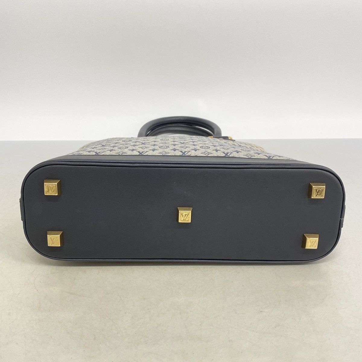 Louis Vuitton Handbag Monogram Mini Alma Blue — view 3