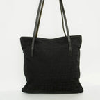 Fendi Tote Zucca Nylon Black Silver — view 9