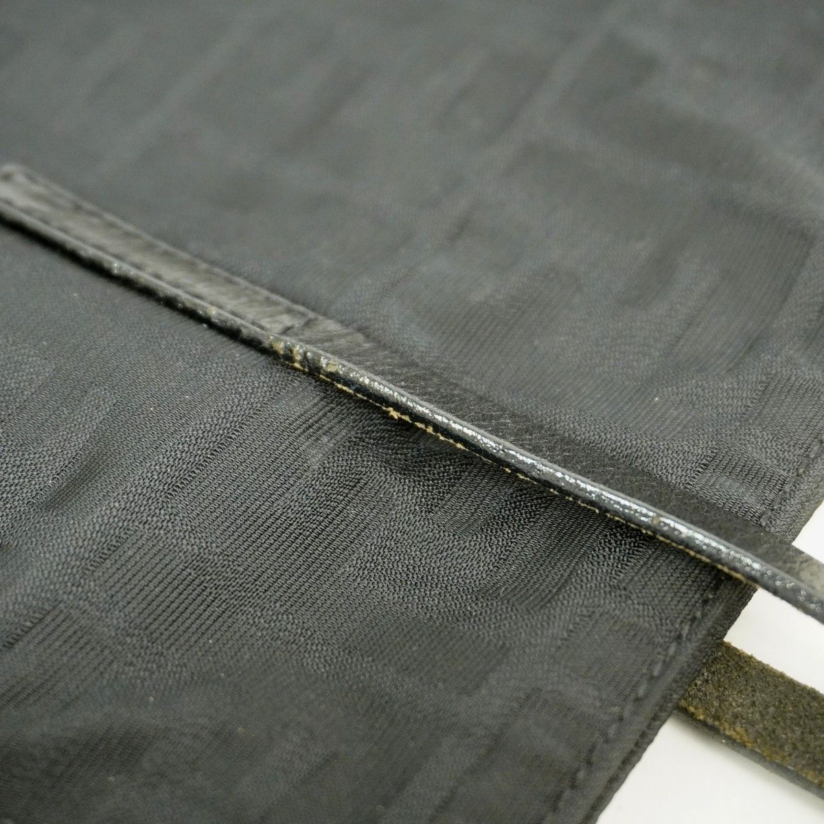 Fendi Tote Zucca Nylon Black Silver — view 6