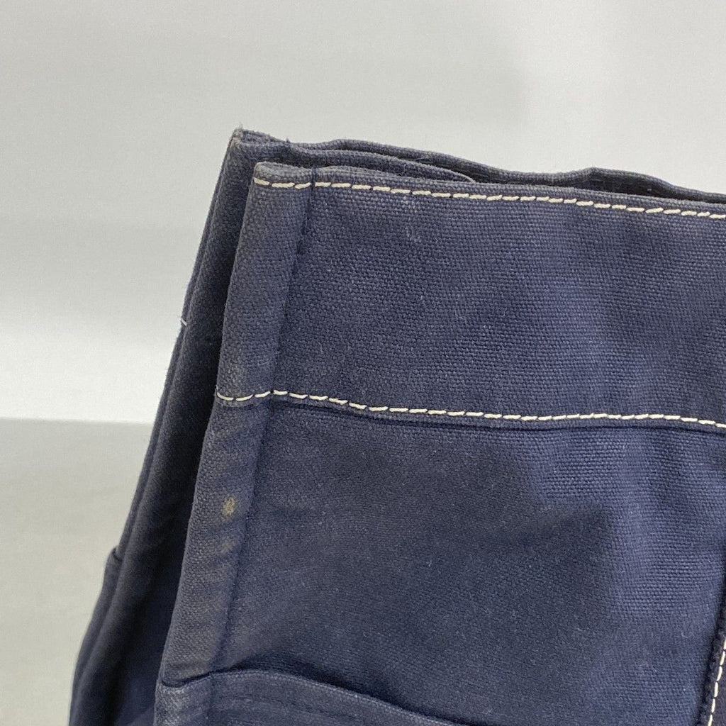 Hermes Tote Deauville Canvas Navy Silver — view 7