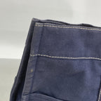 Hermes Tote Deauville Canvas Navy Silver — view 7
