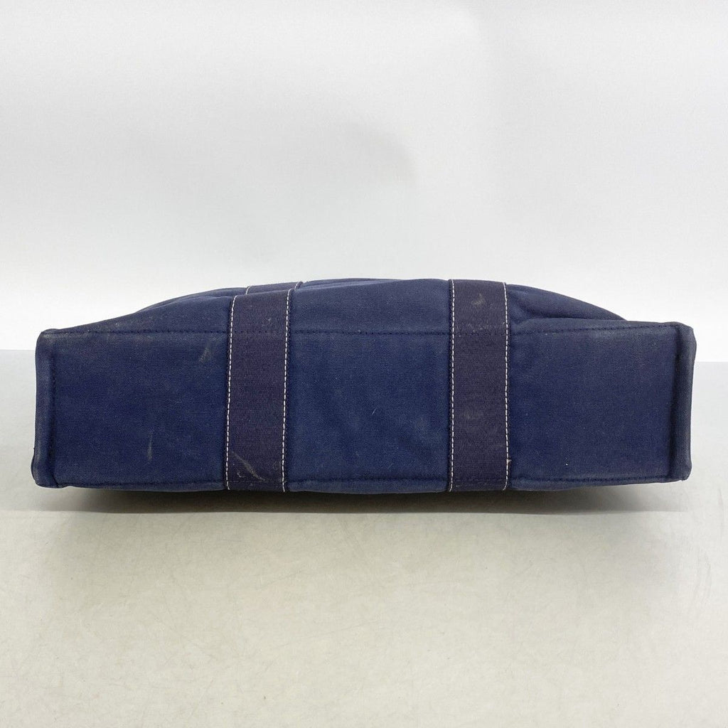 Hermes Tote Deauville Canvas Navy Silver — view 3