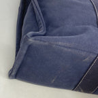 Hermes Tote Deauville Canvas Navy Silver — view 6