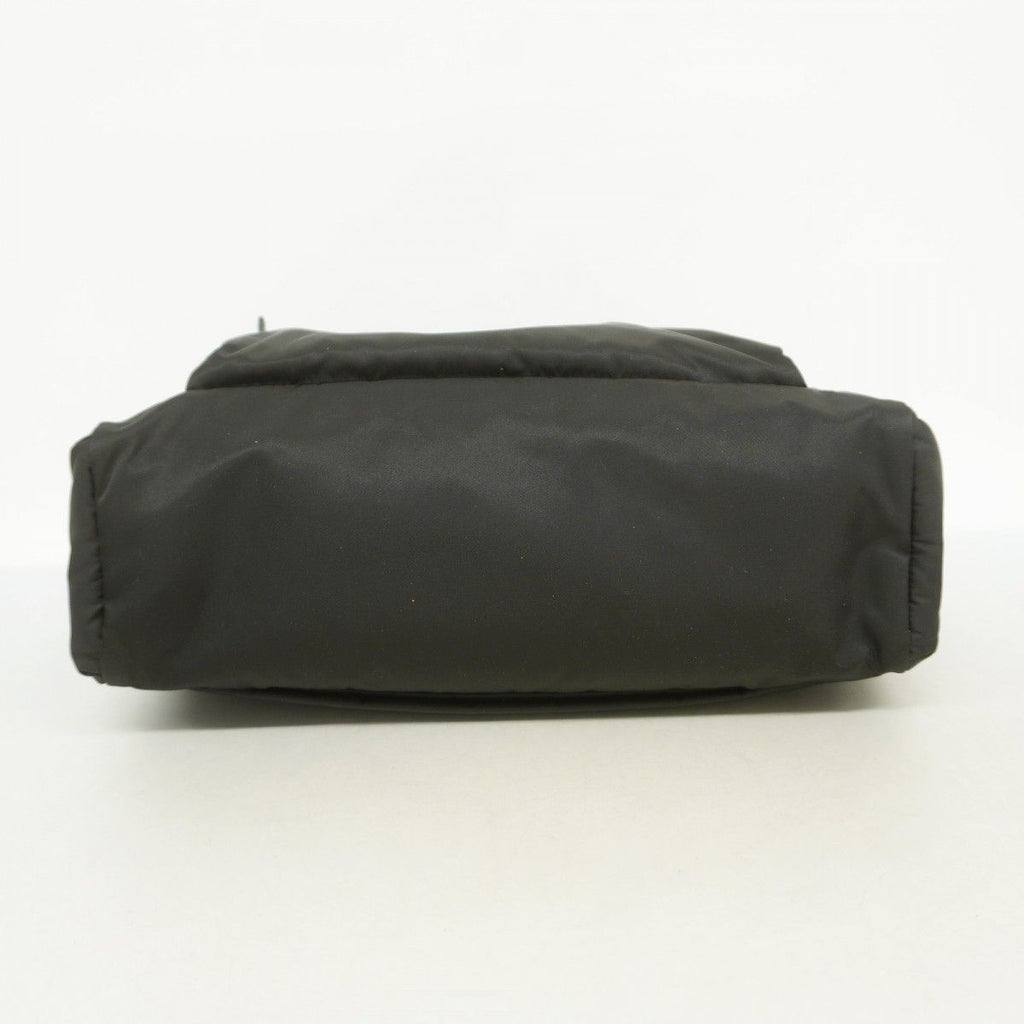 Prada Tote Saffiano Nylon Black Silver — view 3