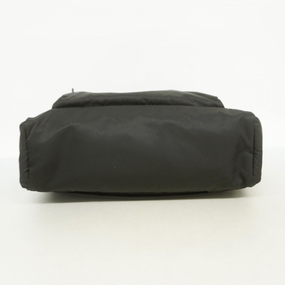 Prada Tote Saffiano Nylon Black Silver — view 3
