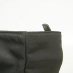Prada Tote Saffiano Nylon Black Silver — view 6