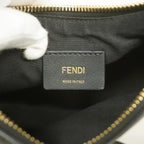 Fendi Shoulder Bag Graffiti Leather Black Gold — view 5