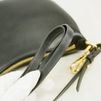 Fendi Shoulder Bag Graffiti Leather Black Gold — view 8