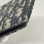 Dior Wallet Trotter Canvas Navy Silver — view 5
