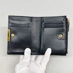 Fendi Wallet Leather Black Gold — view 3