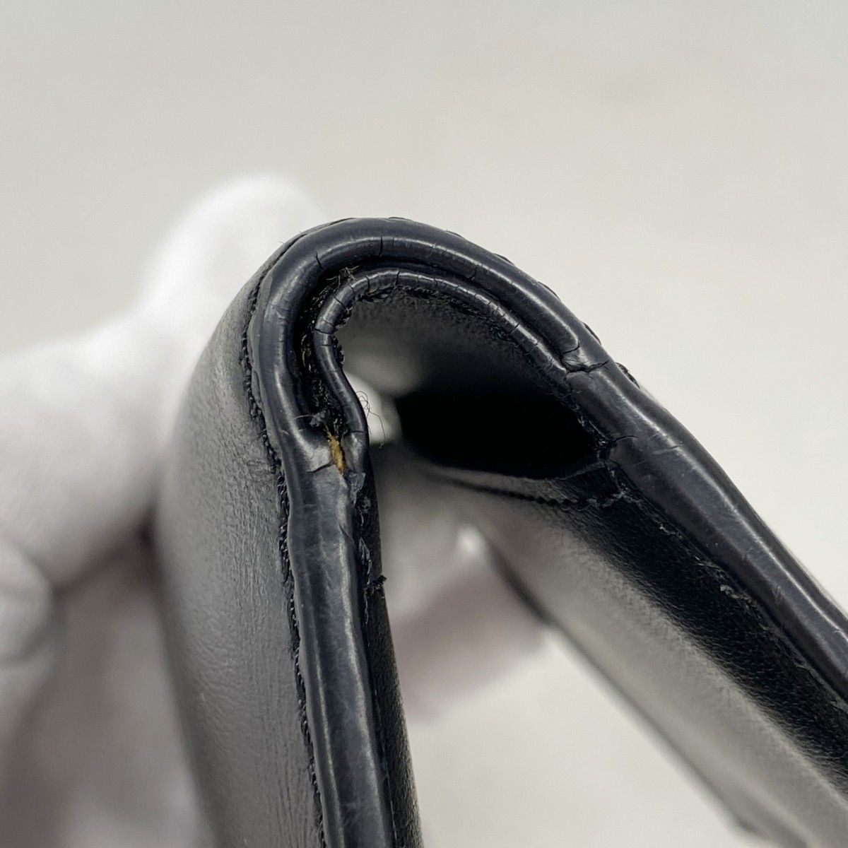 Fendi Wallet Leather Black Gold — view 5