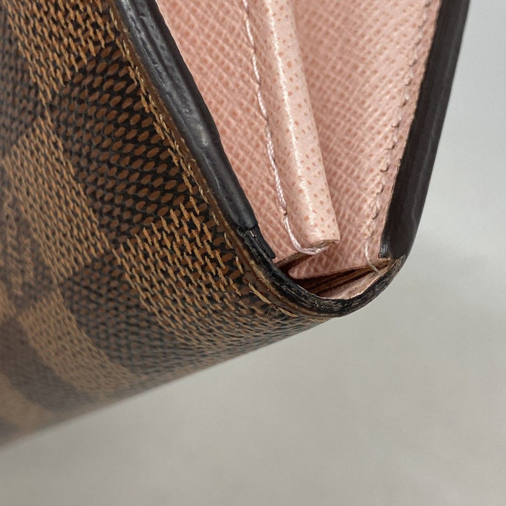 Louis Vuitton Wallet Damier Portefeuille Sarah Ebene Rosevalerine — view 6