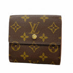 Louis Vuitton Trifold Wallet Monogram Porte-Monnaie Billets Cult Cles Brown