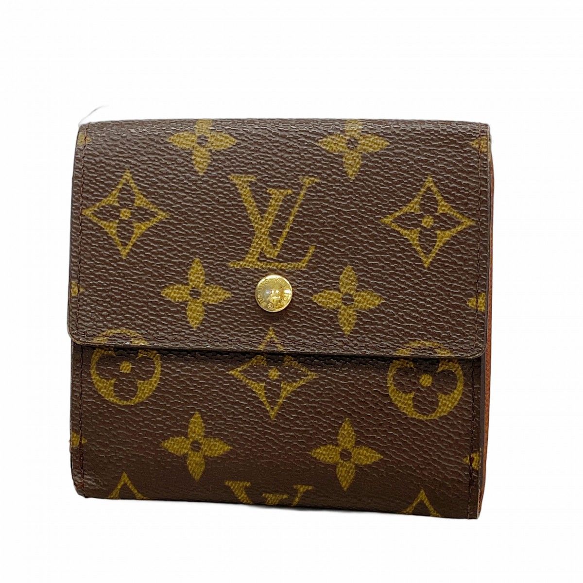Louis Vuitton Trifold Wallet Monogram Porte-Monnaie Billets Cult Cles Brown