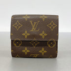 Louis Vuitton Trifold Wallet Monogram Porte-Monnaie Billets Cult Cles Brown — view 8