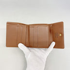Louis Vuitton Trifold Wallet Monogram Porte-Monnaie Billets Cult Cles Brown — view 3