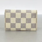 Louis Vuitton Key Case Damier Azur Multy 6 White Key Holder — view 8