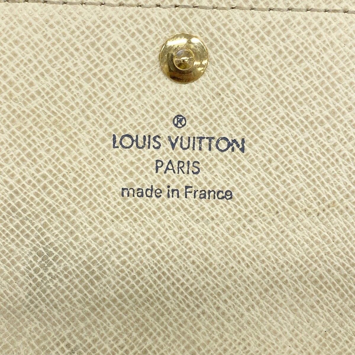 Louis Vuitton Key Case Damier Azur Multy 6 White Key Holder — view 4