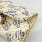 Louis Vuitton Key Case Damier Azur Multy 6 White Key Holder — view 6