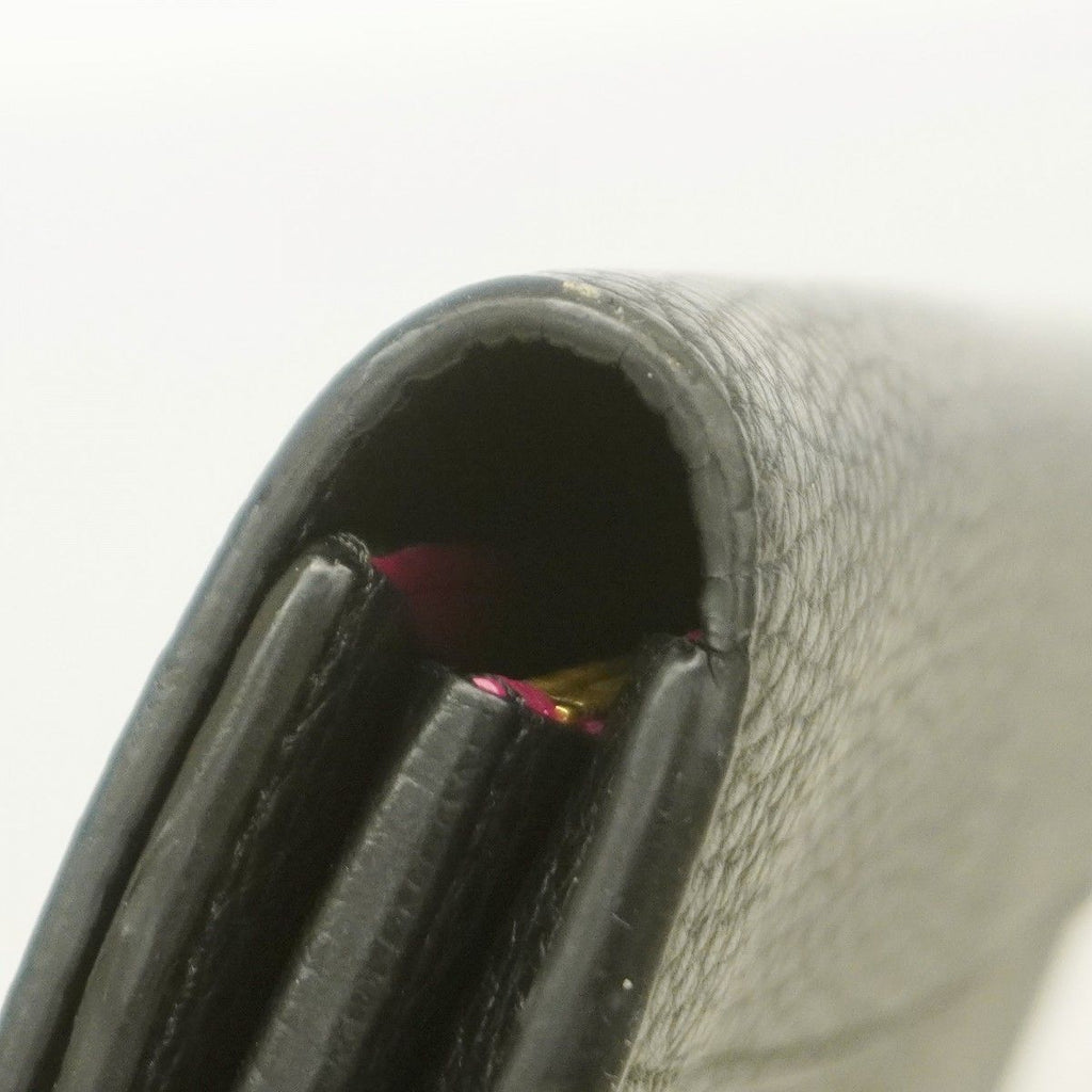 Louis Vuitton Wallet Taurillon Portefeuille Capucines Noir — view 6