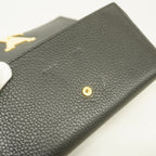Louis Vuitton Wallet Taurillon Portefeuille Capucines Noir — view 8
