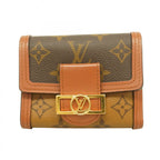 Louis Vuitton Trifold Wallet Monogram Reverse Portefeuille Dauphine Compact
