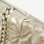 Chanel Chain Tote Line Leather Silver — view 6