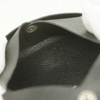 Hermes Card Case Calvi Veau Epsom Black Silver — view 5