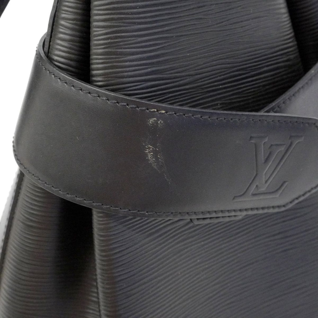 Louis Vuitton Shoulder Bag Epi Sac Depot PM Noir — view 7