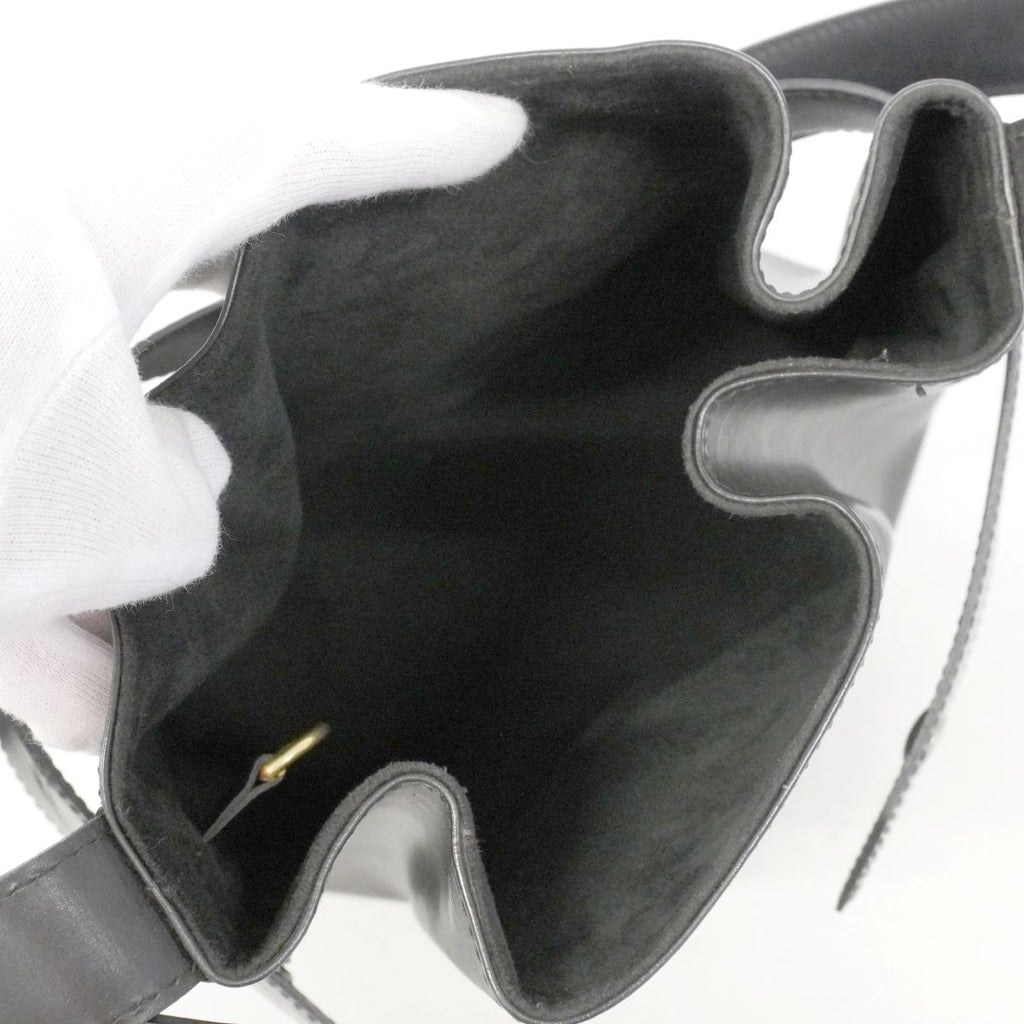 Louis Vuitton Shoulder Bag Epi Sac Depot PM Noir — view 4