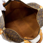Louis Vuitton Boston Bag Monogram Keepall 45 Brown — view 4