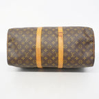 Louis Vuitton Boston Bag Monogram Keepall 45 Brown — view 3