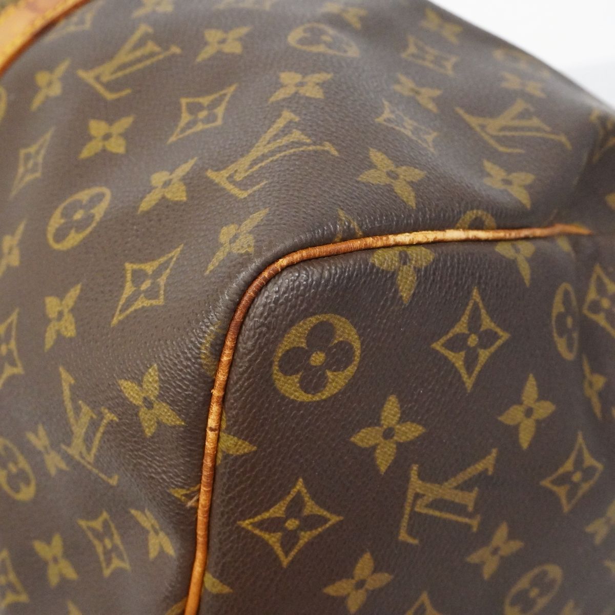 Louis Vuitton Boston Bag Monogram Keepall 45 Brown — view 9