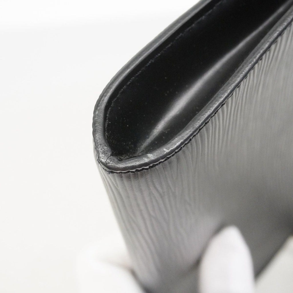 Louis Vuitton Pouch Epi Pochette Noir — view 6