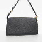 Louis Vuitton Pouch Epi Pochette Noir — view 9